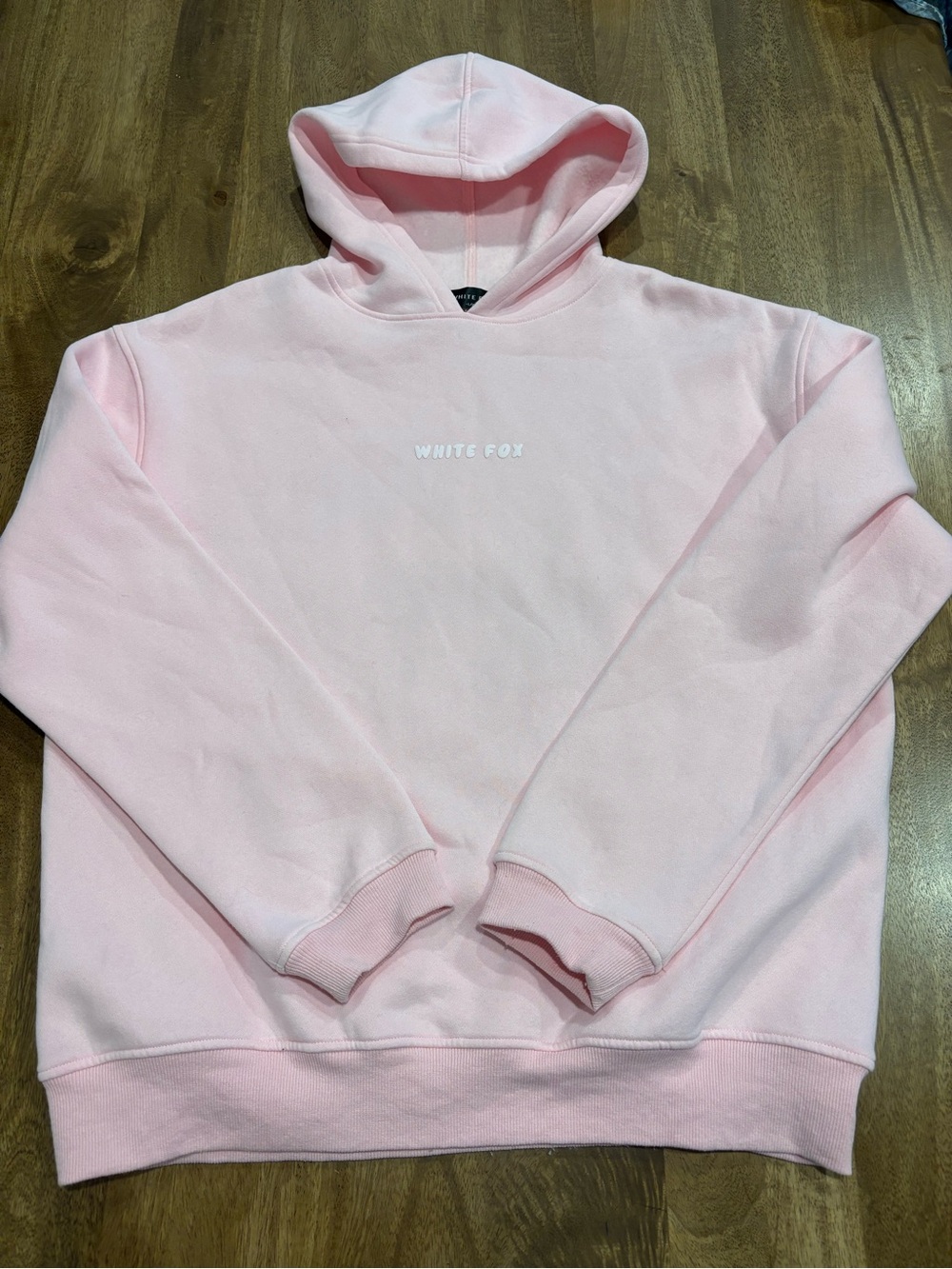 White fox Hooded Sweatshirt